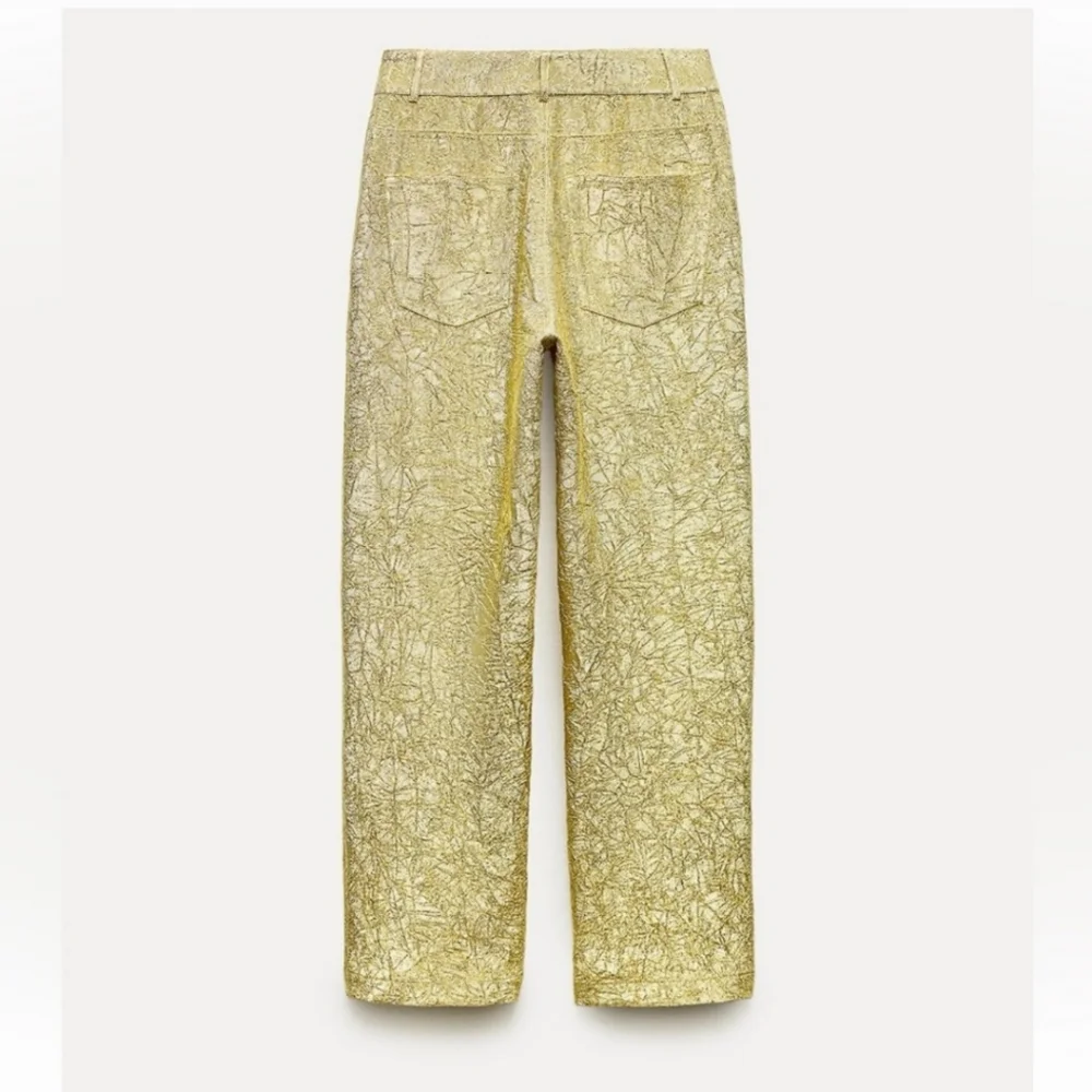 ❌️SOLD❌️SHINY PANTS ZW COLLECTION SIZE M - Picture 8 of 12